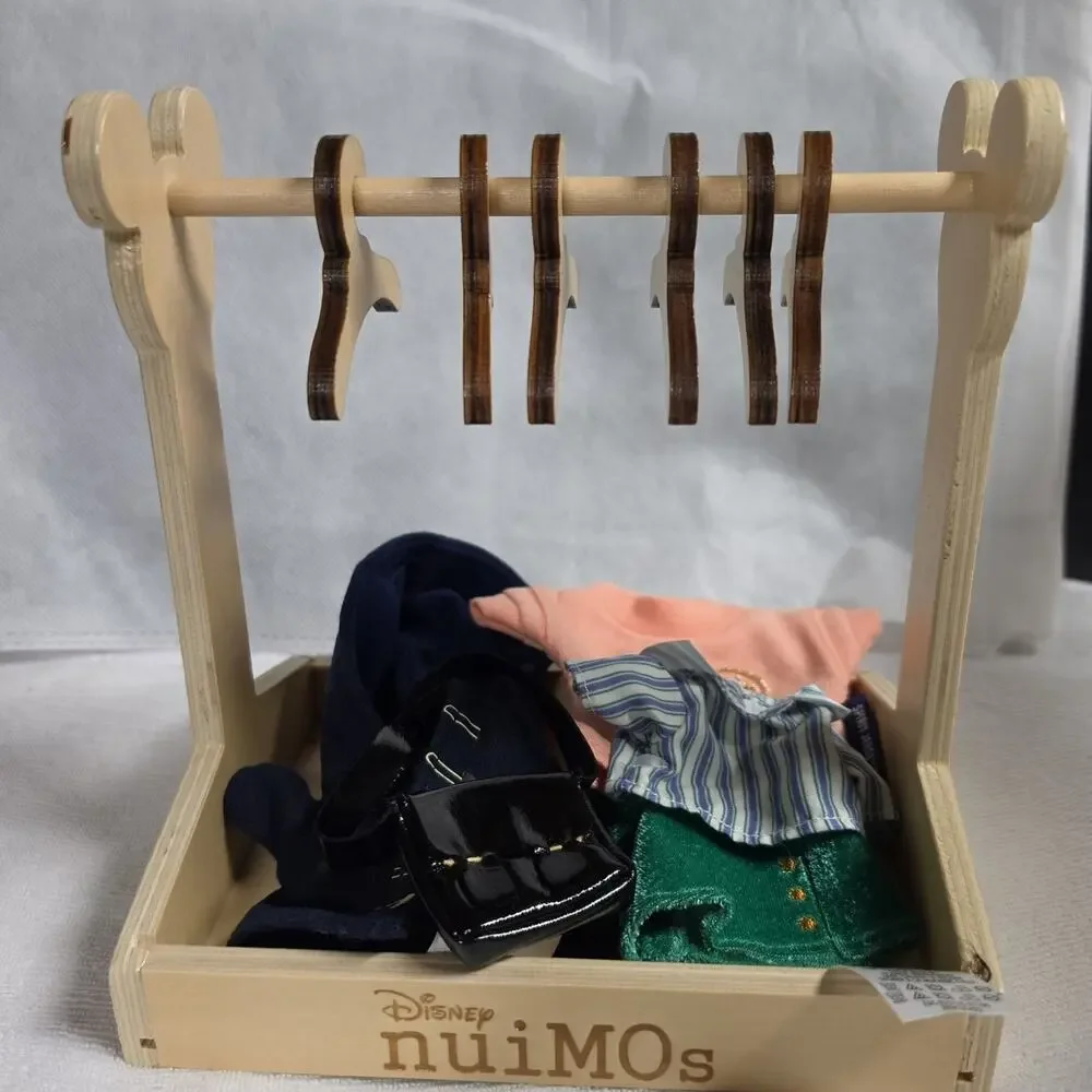 Disney Parks exclusive Disney nuiMOs wardrobe, garment rack and clothing.